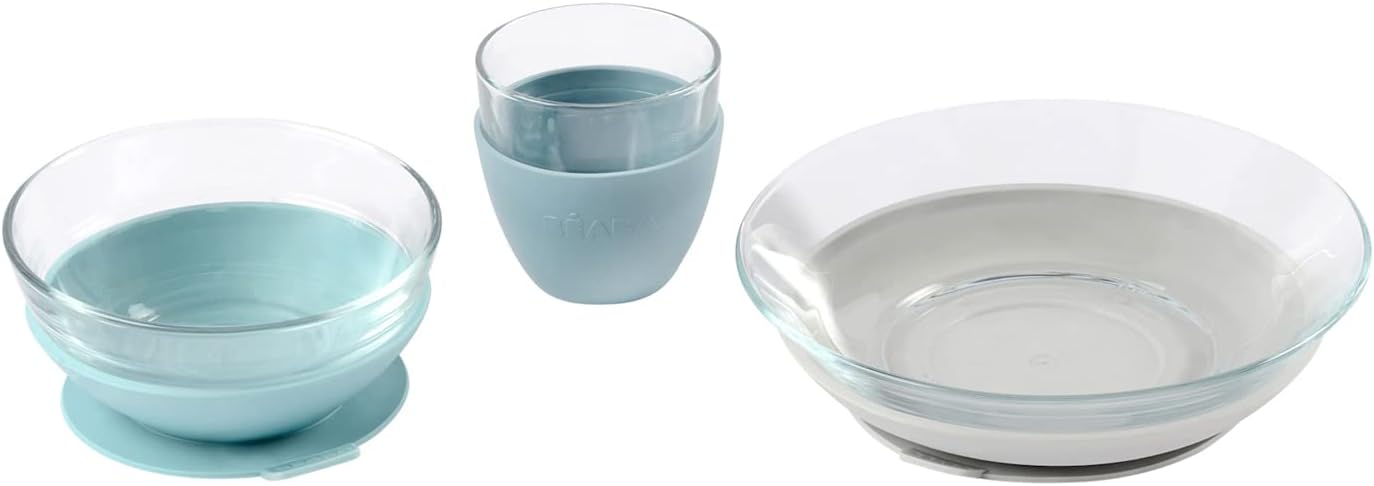 BEABA Duralex 3-Piece Meal Set for Toddlers and Babies