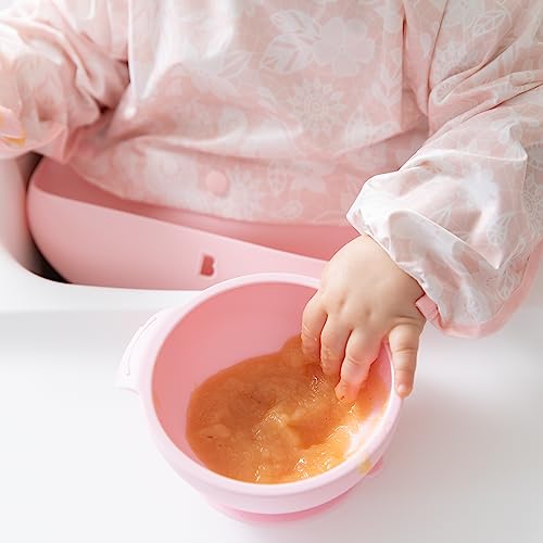 Bumkins Baby Bowl Set with Suction Pink