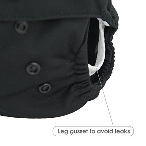 Babygoal Reusable Diaper Covers 6 Pack with Wet Bag 1