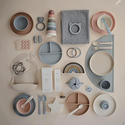 Mushie Classic Silicone Suction Plate BPA-Free Ivory