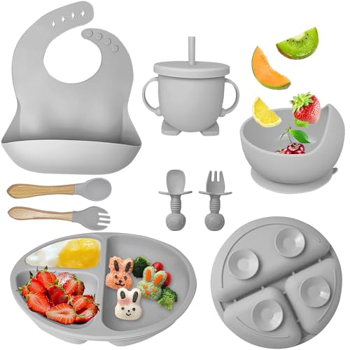 Mrkyy Silicone Baby Feeding Set for Led Weaning