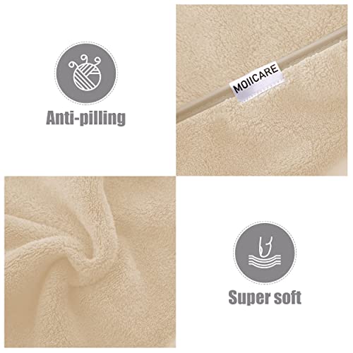 15 Pack Super Soft Baby Washcloths - 10x10 Brown