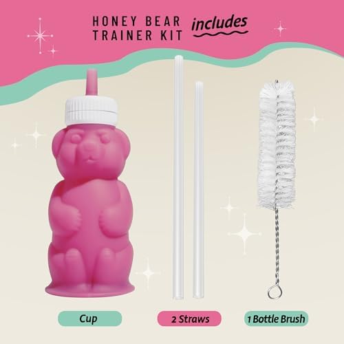 Legendairy Milk Honey Bear Straw Cup for Babies 8 oz