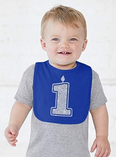 Aidens Corner First Birthday Bib Gold Silver