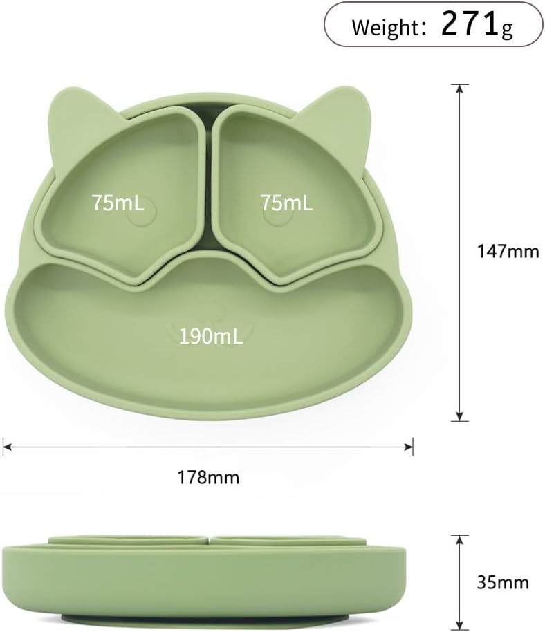 Silicone Baby Feeding Set for 6-12 Months 1