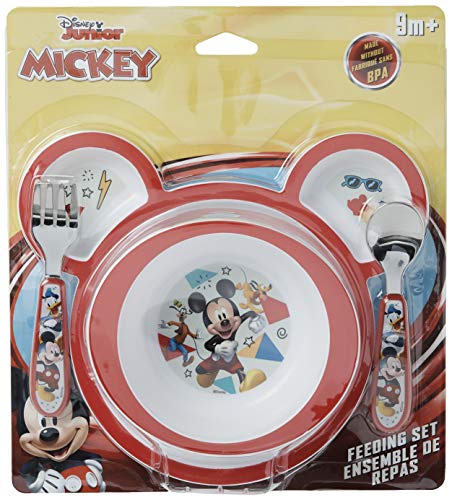 The First Years Disney Mickey Mouse Dinnerware Set 4 Count