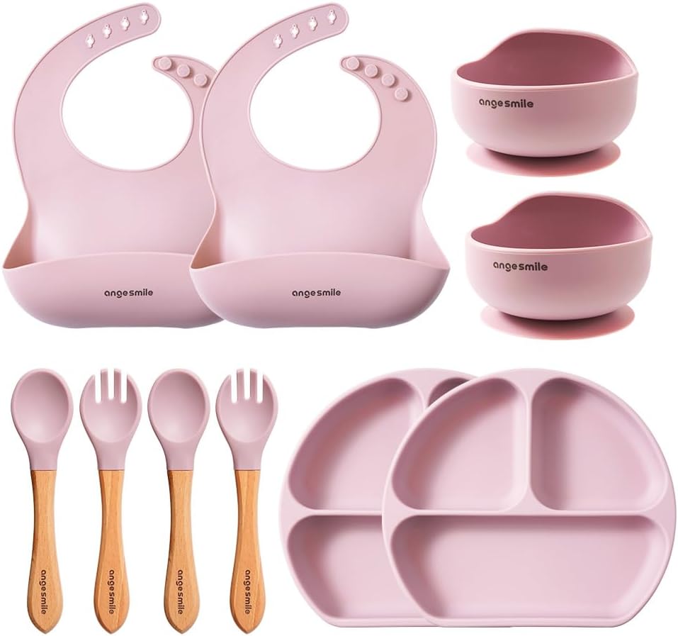 Baby Feeding Essentials 12-Piece Silicone Set for 6 Months