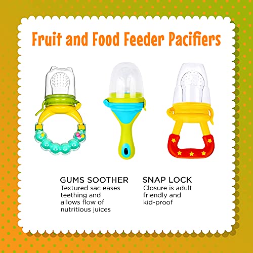 KAILEXBABY Baby Food Feeder with 18pcs Silicone Spoons
