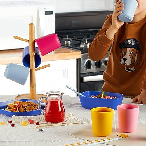 Dulce Worlds SUGARCANE Kids Cups 5 Pack - BPA Free Unbreakable