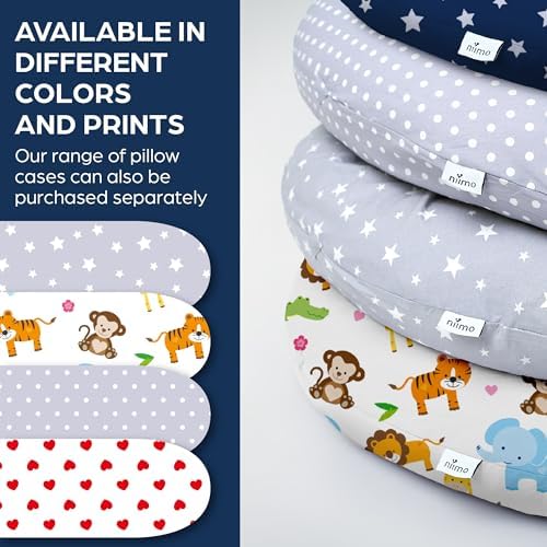 Niimo XXL Pregnancy Pillow - 2022 Platinum Winner 100 Cotton Machine-Washable