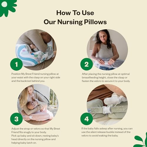 My Brest Friend Deluxe Nursing Pillow Cover - Aqua