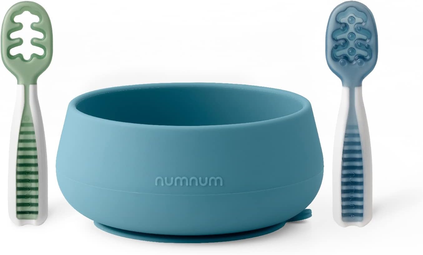 NumNum Suction Bowls for Babies Toddlers BPA-Free Microwave Safe