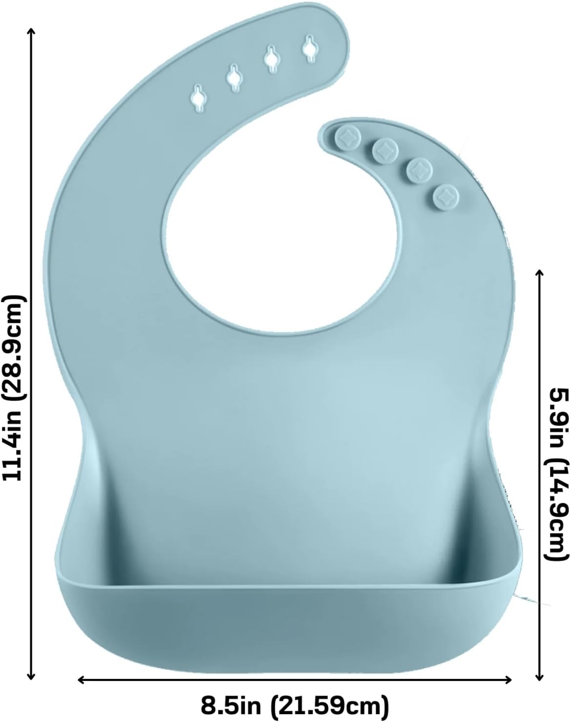 PandaEar Silicone Baby Feeding Set 11PCS Blue