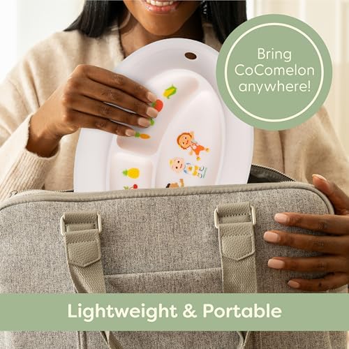 UpwardBaby CoComelon Silicone Plate - Suction Non-Slip Reusable Toddler Feeding Solution