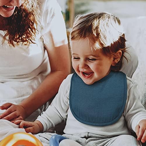 egmao baby 10 Pack Snap Bibs for Newborns