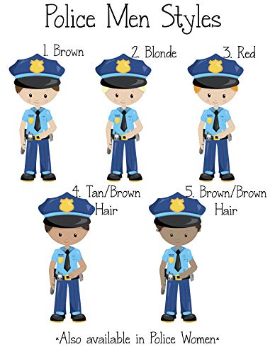 Personalized Police Officer Car K-9 Feeding Cloth Set