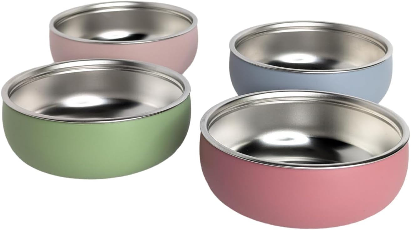 Monkey Proof Non-Toxic Stainless Steel Child Bowl Set of 4