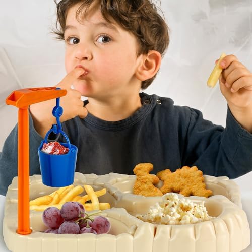 KidsFunwares T-Rex Excavation Plate for Kids
