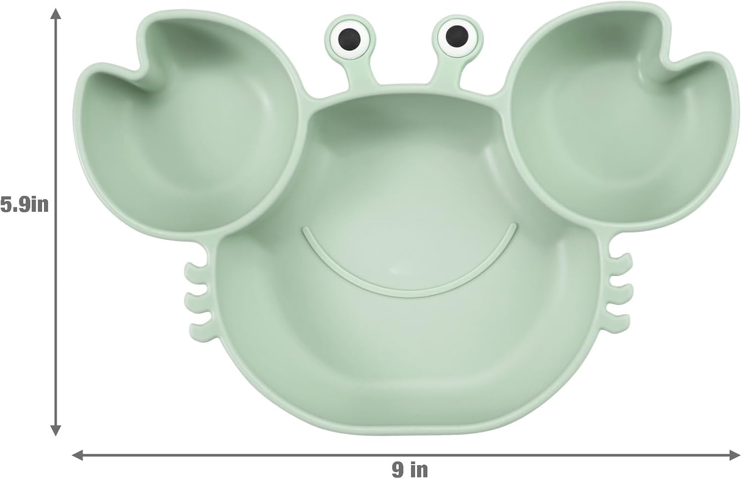 PandaEar 2 Pack Suction Plates Utensils for Toddlers