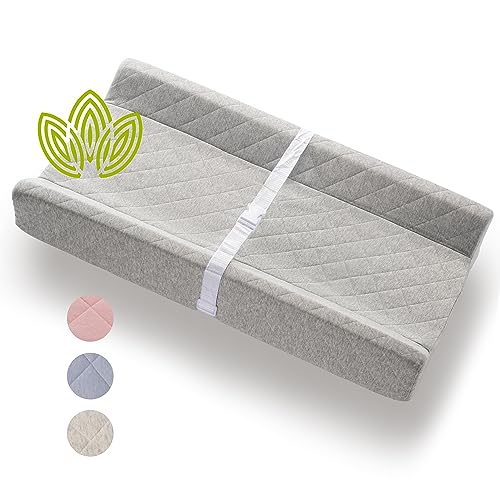 Modera Organic Cotton Contoured Changing Pad with Waterproof Foam