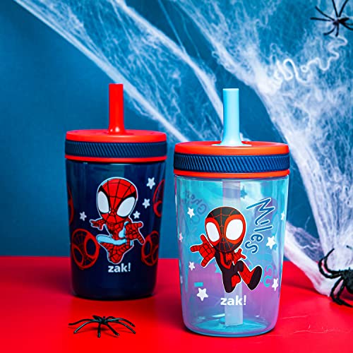 Zak Designs Marvel Spider-Man 15oz Sippy Cups 2-Pack