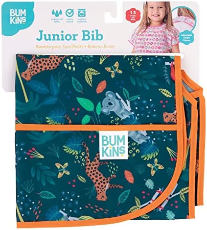 Bumkins Junior Bibs for 1-3 Years Waterproof and Adjustable 1