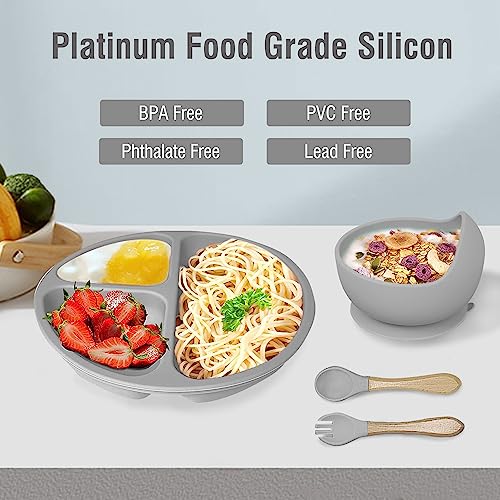 Mrkyy Silicone Baby Feeding Set for Led Weaning