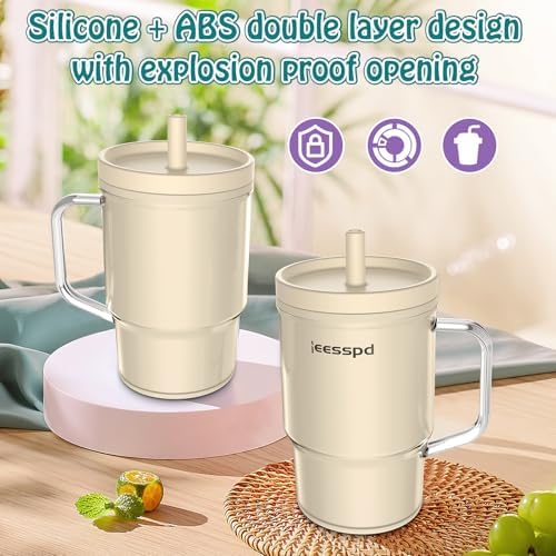 Toddler 9 oz Mini Cup with Leak-Resistant Straw and Handle