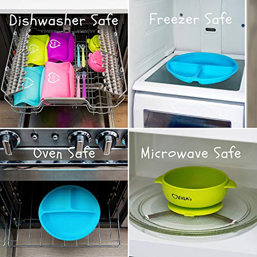 EVLAS Baby Feeding Set for Mess-Free Meals