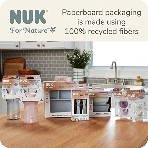 NUK Nature Suction Plate and Lid BPA-Free Leak-Proof Dishwasher Safe 1