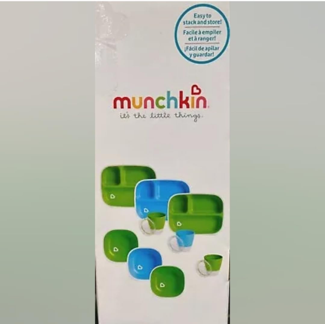 Munchkin 9 Piece Splash Toddler Dining Set 1