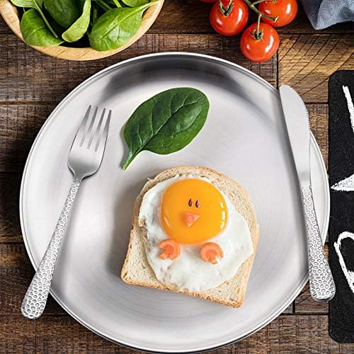 HaWare Toddler Stainless Steel Plates - 4 Pack