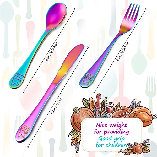 Boao Rainbow Cutlery Set 6 Pcs Silverware