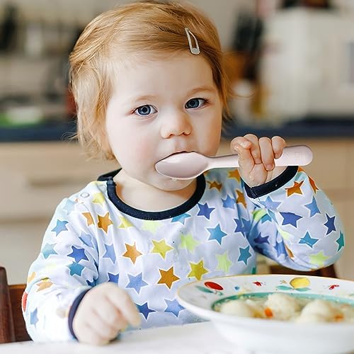 12 Pcs BPA Free Toddler Utensils Set - Pink