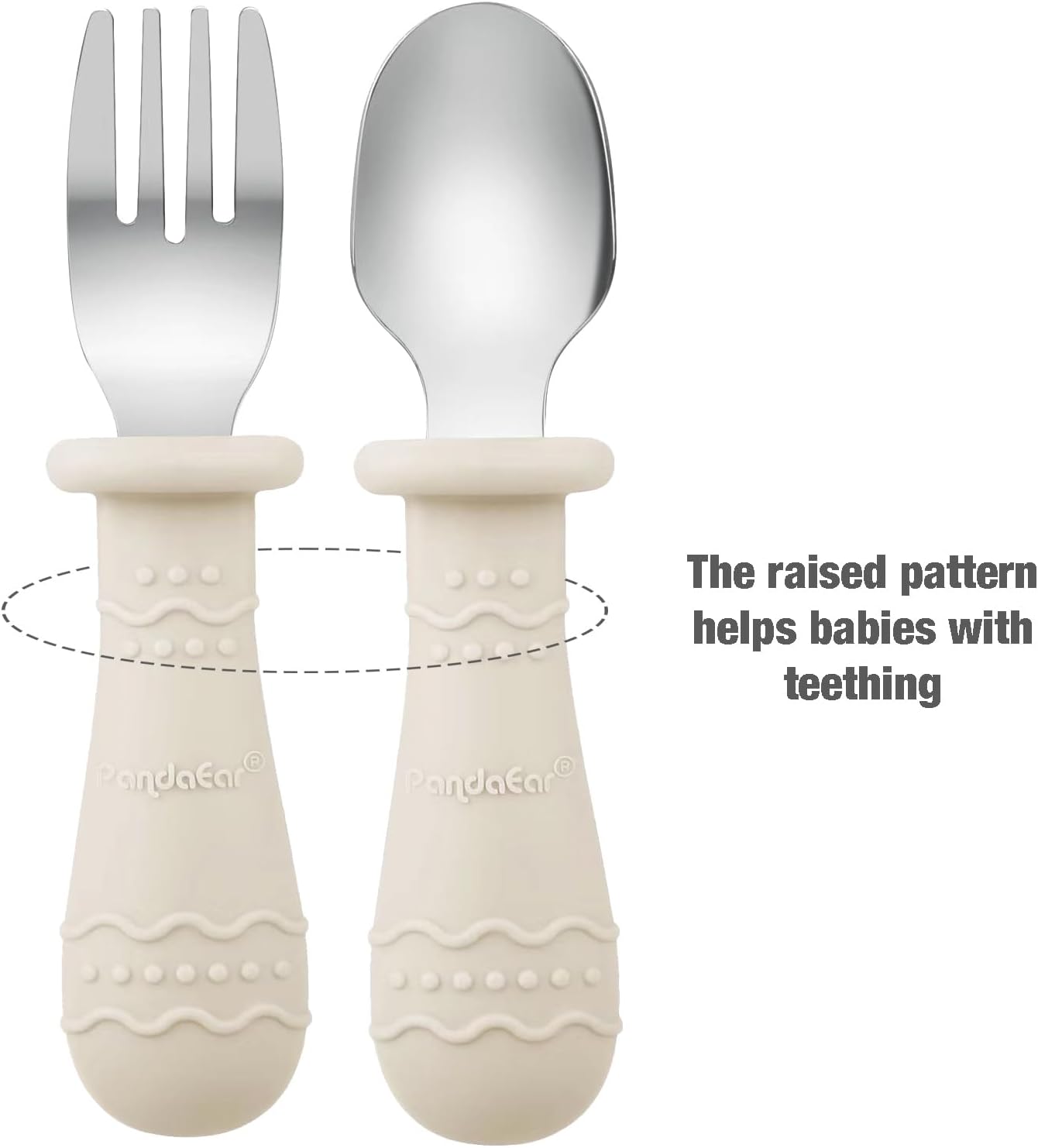 PandaEar Toddler Plates and Utensils Set 9PCS