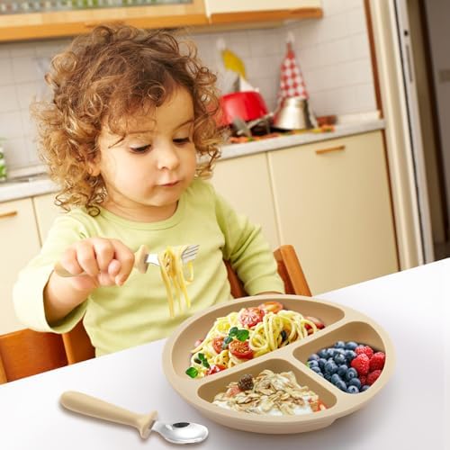 Eascrozn Silicone Baby Feeding Set 2 Pack