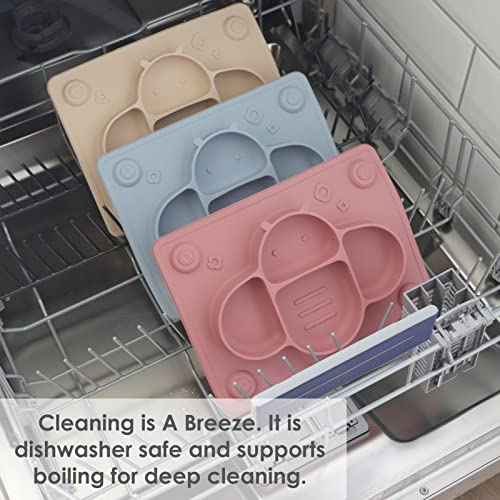 ROCCED Suction Plates Utensils Set for Baby and Toddlers