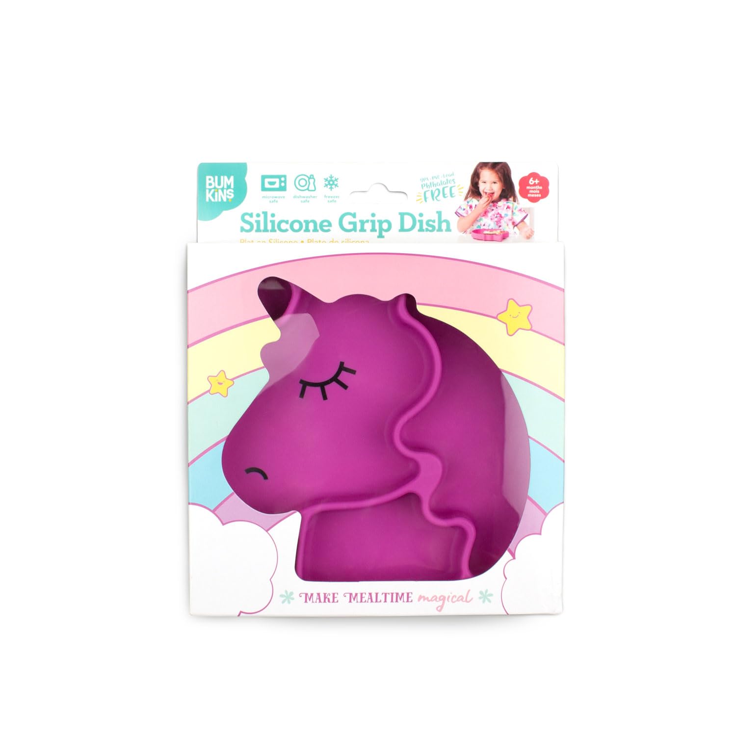 Bumkins Unicorn Suction Plate for Babies