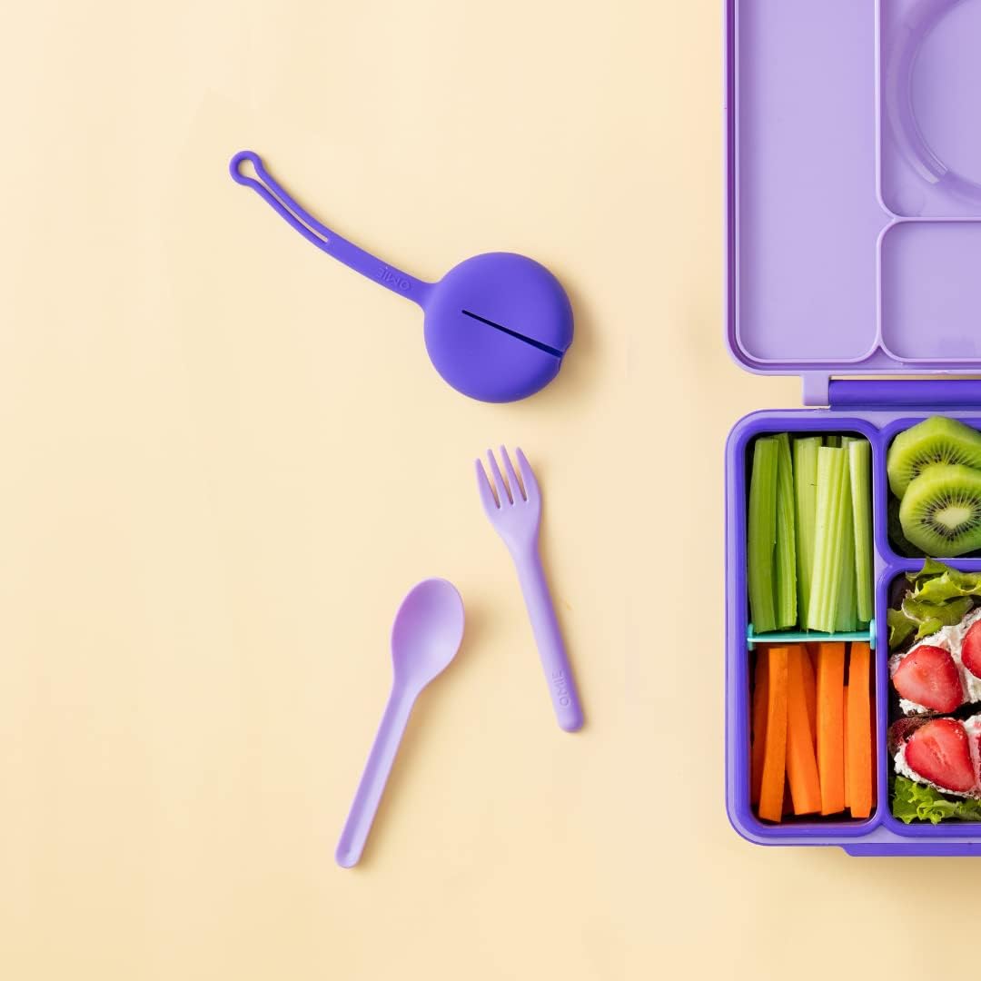 Omie OmieBox Utensil Refill Pack - 6 Piece Set 3 Spoons 3 Forks
