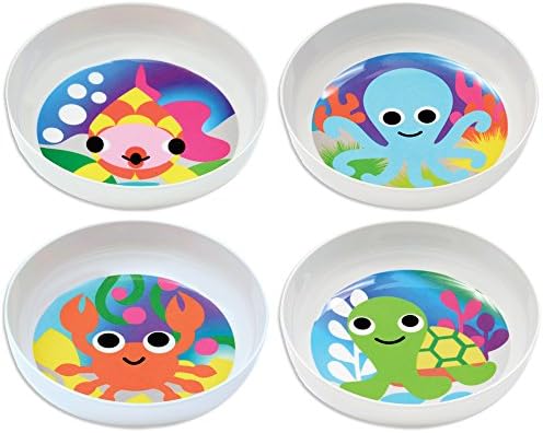 French Bull 4pc Toddler Melamine Dinnerware Set BPA Free