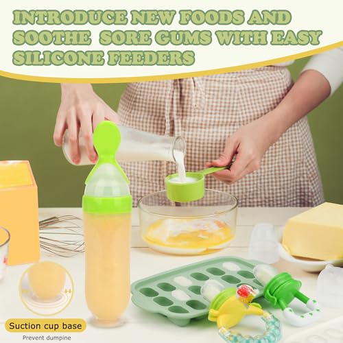 WAJIAYON Baby Fruit Feeder Breastmilk Popsicle Mold