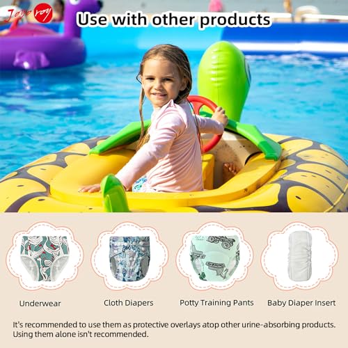 Joyo Roy 4 Pcs Reusable Rubber Pants for Potty Training