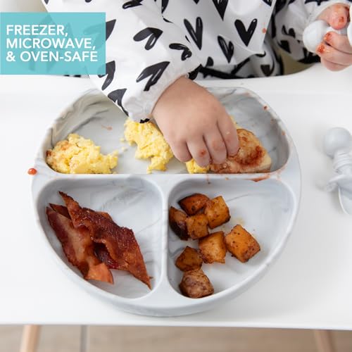 Bumkins Toddler Suction Plate with Divided Grip 1