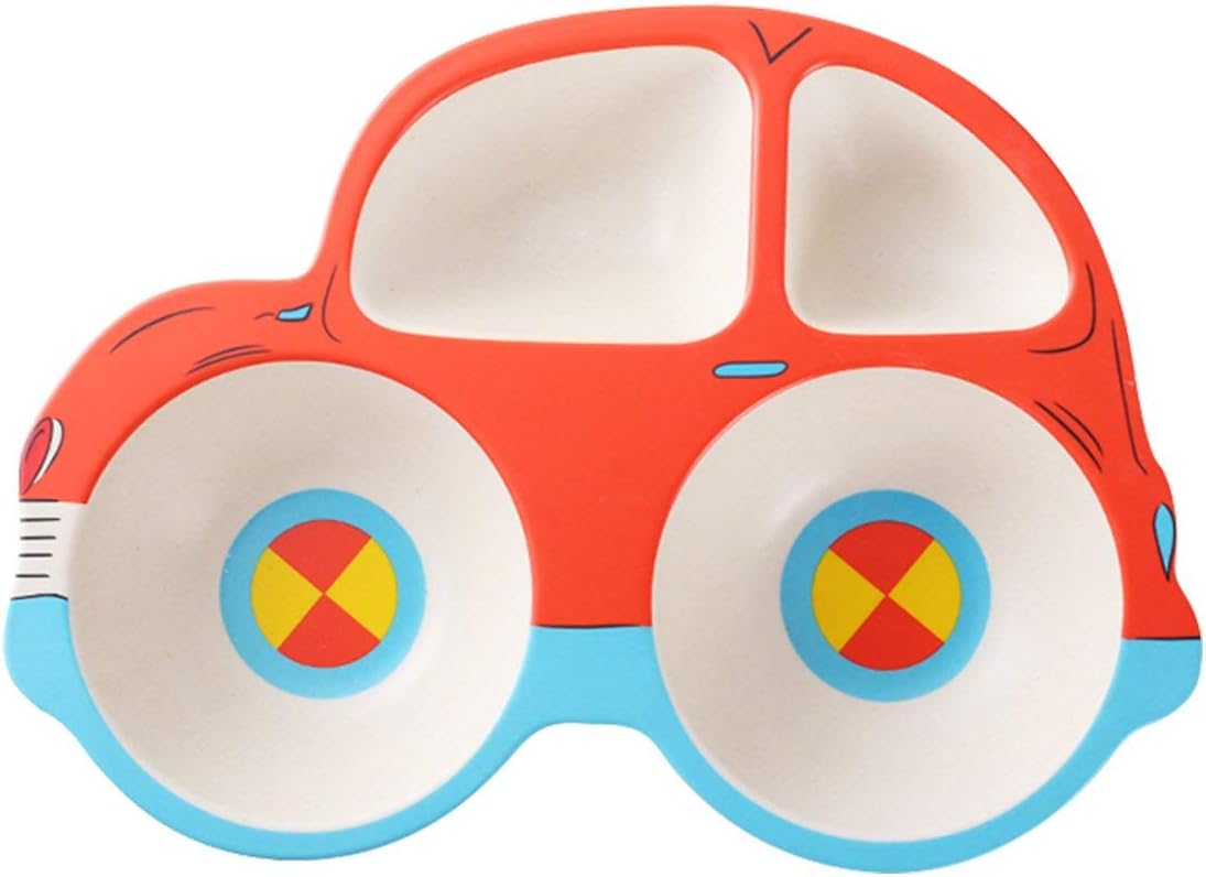 Kids Car-Shaped Dinnerware Set 5 Piece