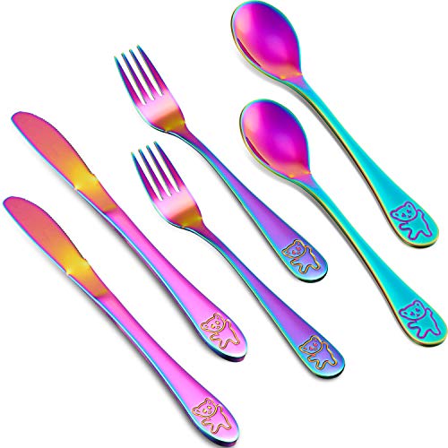 Boao Rainbow Cutlery Set 6 Pcs Silverware