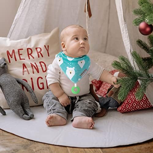 Vuminbox Baby Bandana Bibs Teething Toys 6-Pack Set