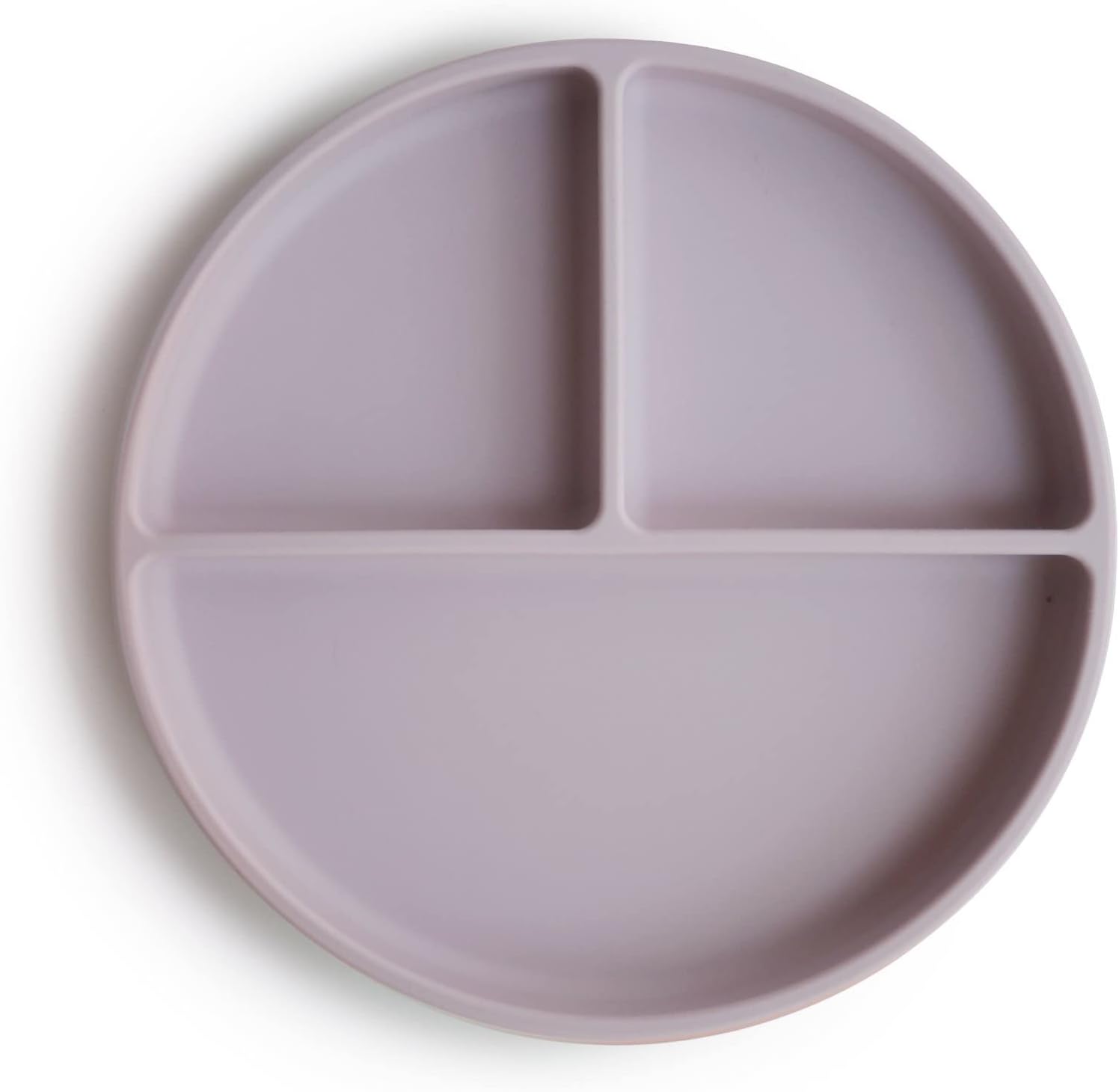Mushie Silicone Suction Plate Soft Lilac