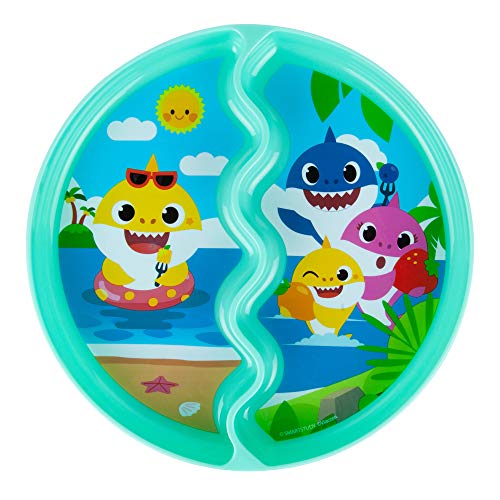 The First Years Baby Shark Divided Suction Plate - 12 Months Up