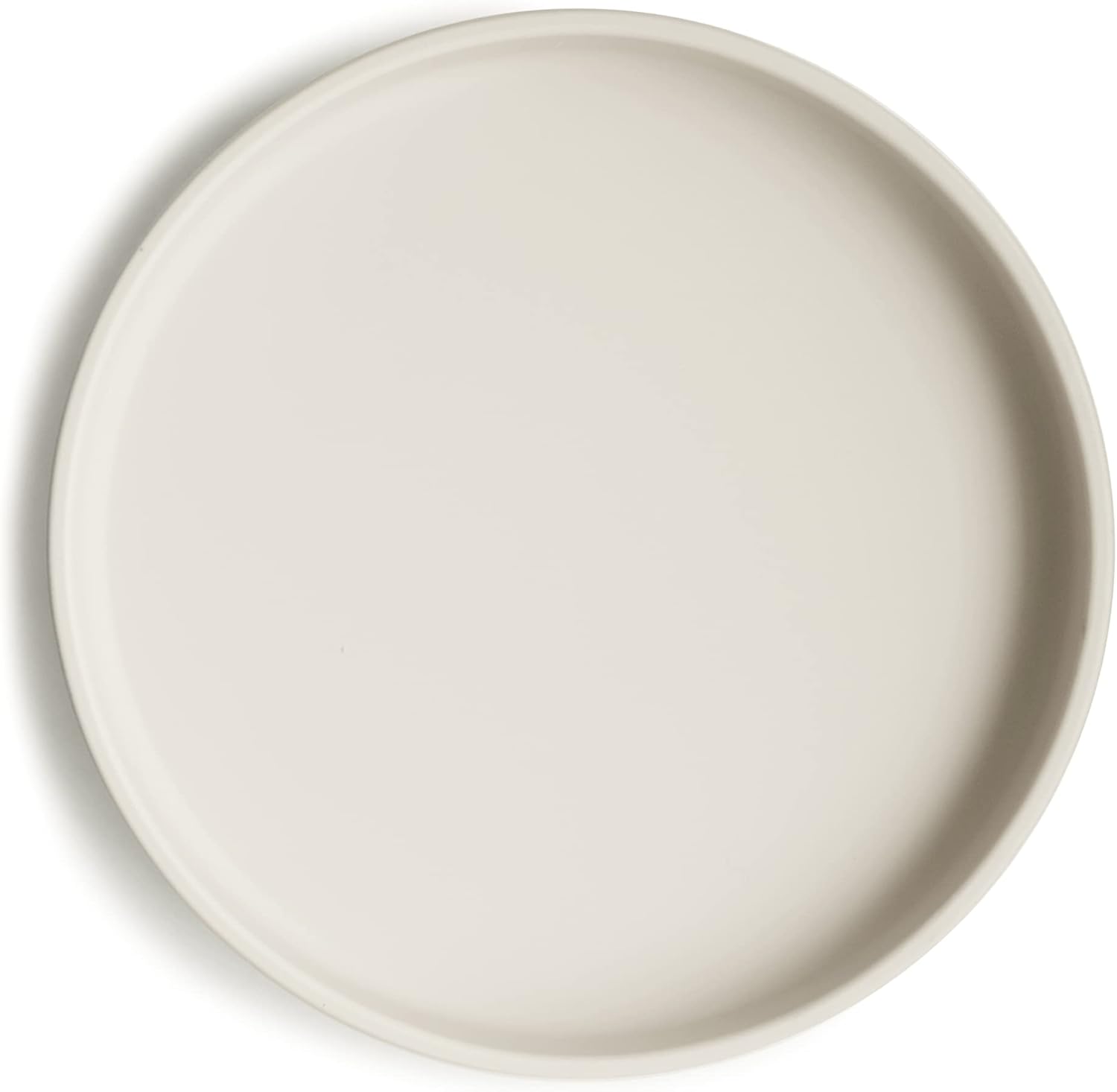 Mushie Classic Silicone Suction Plate BPA-Free Ivory