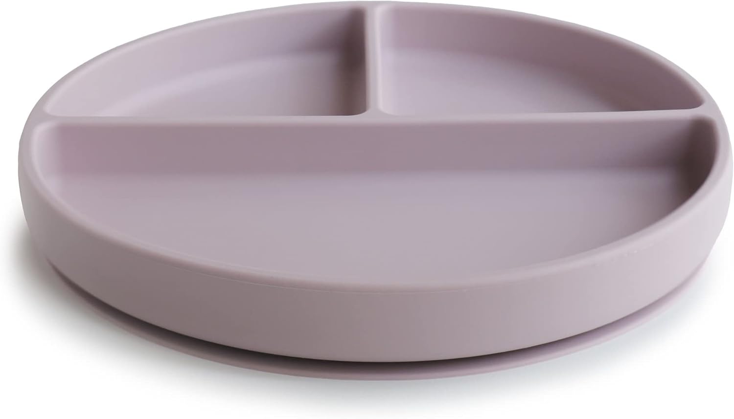 Mushie Silicone Suction Plate Soft Lilac